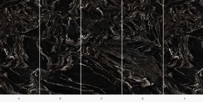 Каменно-полимерная стеновая панель SPC — Мрамор «Сумрак»