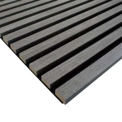 Акустическая стеновая панель Серый тик