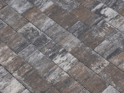 Плитка тротуарная "Брусчатка" 200х100х40 Колормикс Карелия
