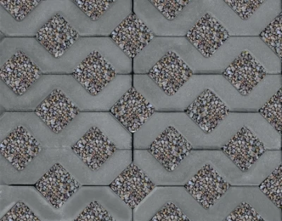 Газонная решетка "Меба" 600х400х100 Стандарт серый