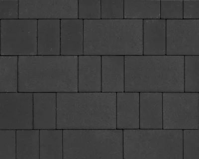 Плитка тротуарная "Городской микс" 80 мм Стандарт черный