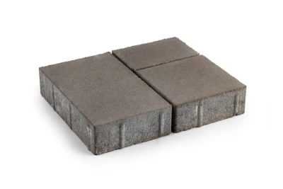 Плитка тротуарная "Городской микс" 60 мм Стандарт серый