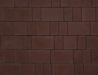 Плитка тротуарная "Городской микс" 60 мм Стандарт коричневый