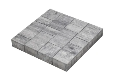 Плитка тротуарная "Городской микс" 60 мм Колормикс Эльбрус