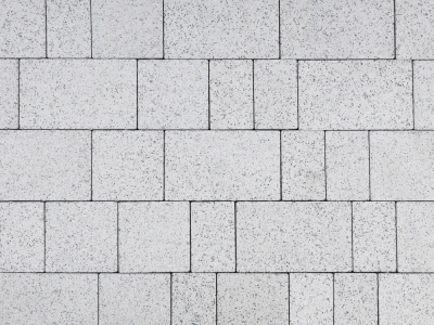 Плитка тротуарная "Городской микс" 60 мм Мрамор Белый с черным