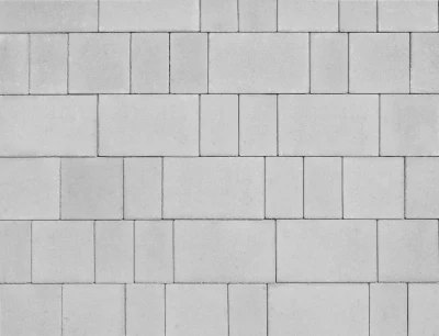 Плитка тротуарная "Городской микс" 60 мм Стандарт белый